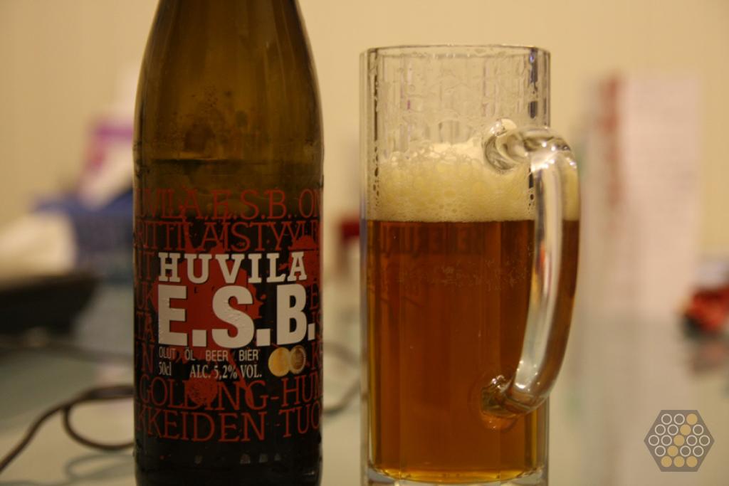 an Extra Strong Bitter from Finland - Huvila ESB