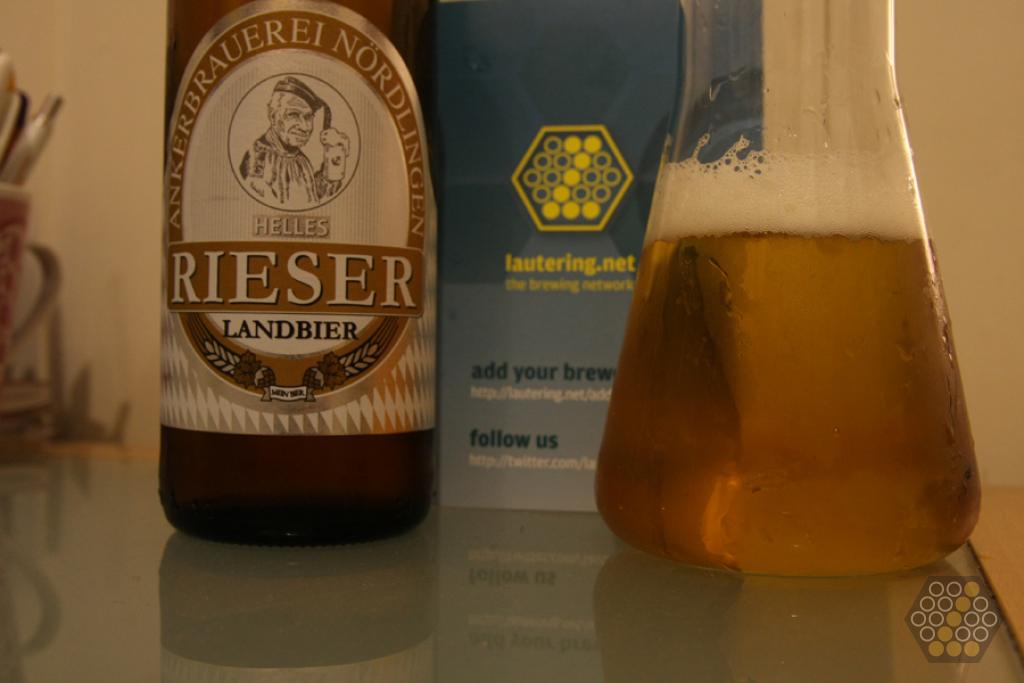 Beer enthusiasts should brew beer - Helles Rieser Landbier