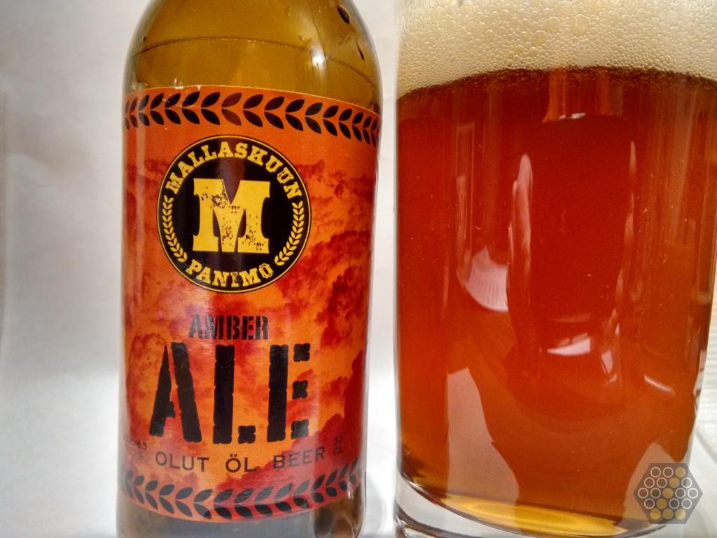 M as in Amber. Another Ale on the table